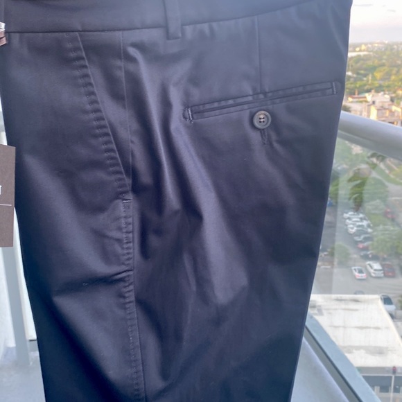 PESERICO Iconic fit trouser in cool comfort cotton matte satin NWT size 40 IT - Picture 6 of 7